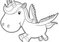 Unicorn Coloring Pages For Kids Cute