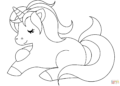 Unicorn Coloring Pages For Kids Easy