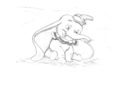 Dumbo Drawing Ideas with Pencil