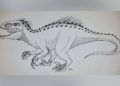 Easy Indoraptor Drawing