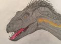 Indoraptor Drawing Head