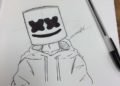 Marshmello Drawing