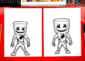 Marshmello Drawing Ideas Image