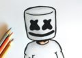 Marshmello Drawing Pictures