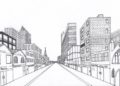Perspective Drawing Ideas of City Building
