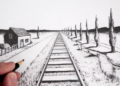 Perspective Drawing Ideas of Railroads