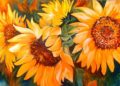 Sunflower Painting Decoration