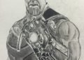 Thanos Drawing Pictures