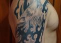 Wolf Tattoo Designs Tribal on Sleeve