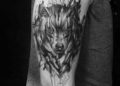 Wolf Tattoo Designs on Hand