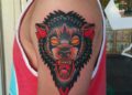Wolf Tattoo Designs on Sleeve For Men