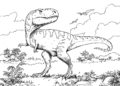 Dinosaurs Coloring Pages Free