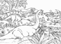 Dinosaurs Coloring Pages Nature
