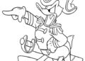 Donald Duck Coloring Pages Angry