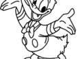 Donald Duck Coloring Pages Image