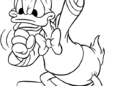 Donald Duck Coloring Pages Image For Printable