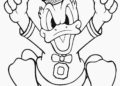 Donald Duck Funny Coloring Pages