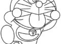 Doraemon Coloring Pages with Funny Reaction