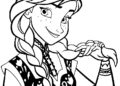 Frozen Coloring Pages Anna