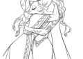 Frozen Coloring Pages Elsa and Anna