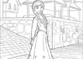 Frozen Coloring Pages of Anna
