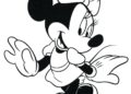 Funny Minnie Mouse Coloring Pages