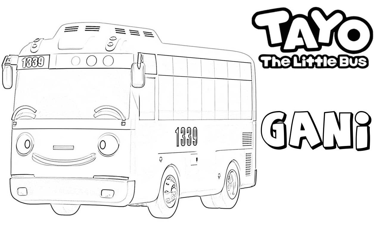  Tayo  The Little  Bus  Coloring  Pages Visual Arts Ideas