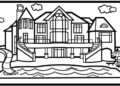 House Coloring Pages 2019