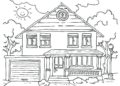 House Coloring Pages Image
