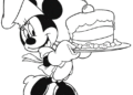 Mickey Mouse Coloring Pages For Birthday Celebration