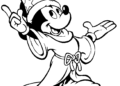 Mickey Mouse Coloring Pages For Halloween Celebration