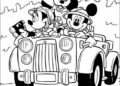 Mickey Mouse Coloring Pages Gangster