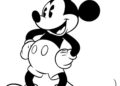 Mickey Mouse Coloring Pages Simple
