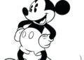 Mickey Mouse Easy Coloring Pages For Kids