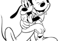 Mickey Mouse and Pluto Coloring Pages Images