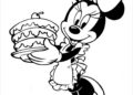 Minnie Mouse Coloring Pages For Birthday