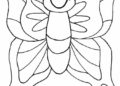Preschool Coloring Pages of Butterfly