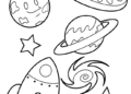 Preschool Coloring Pages of Planets