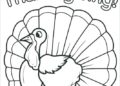 Preschool Coloring Pages of Thanksgiving
