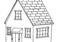 Small House Coloring Pages For Children
