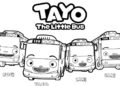 Tayo The Little Bus Coloring Pages