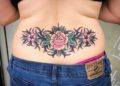 Beautiful Flower Lower Back Tattoo Ideas For Women