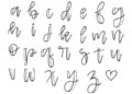 Calligraphy Letters Easy Images