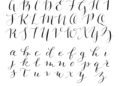 Calligraphy Letters Easy Picture