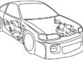 Car Coloring Pages Easy