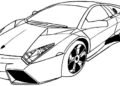 Car Coloring Pages Ferrari Sportcar