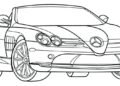 Car Coloring Pages Mercedes-Benz