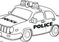 Car Coloring Pages of Police Car