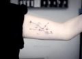 Constellation Taurus Tattoo For Women on Inner Arm