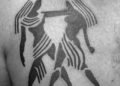 Gemini Tattoo Design For Men on Chest